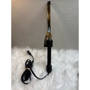 Helen Of Troy 1/2" Curling Iron Model 1042 Triangle  Gold Series High Heat